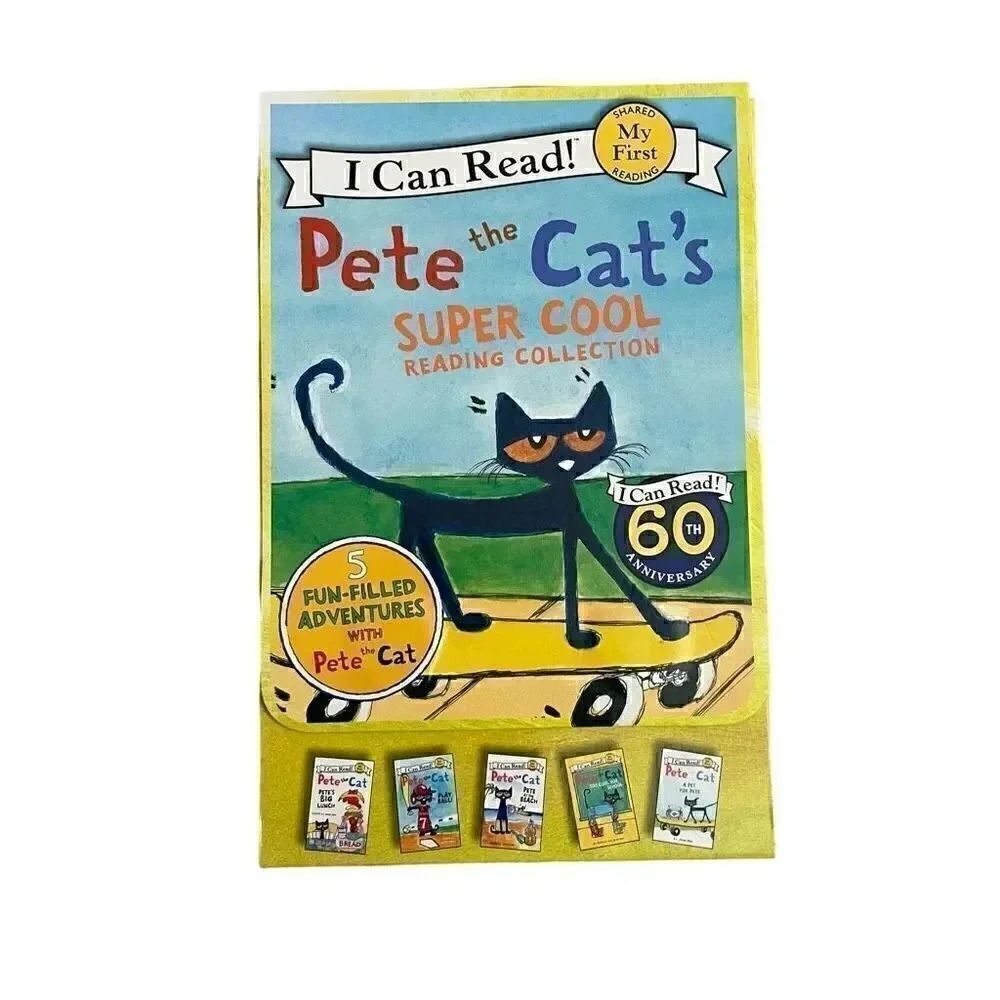 Pete the Cat I Can Read Big Reading Adventures Kids Beginner Readers